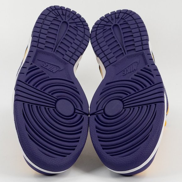 Nike Dunk High GS 'Lakers' DZ4454-500 size 6 Youth 7.5 Women - Picture 8 of 9